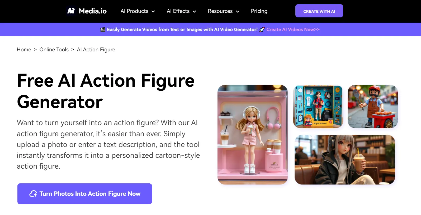 Top 5 Tools to Create AI Action Figures - Media.io Top 5 Tools to Create AI Action Figures - Media.io