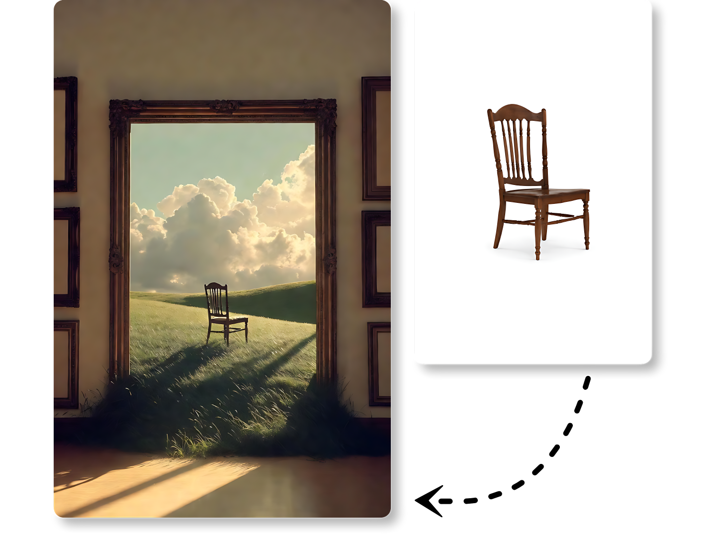 Fast-Reference-to-Image-Free-Generation