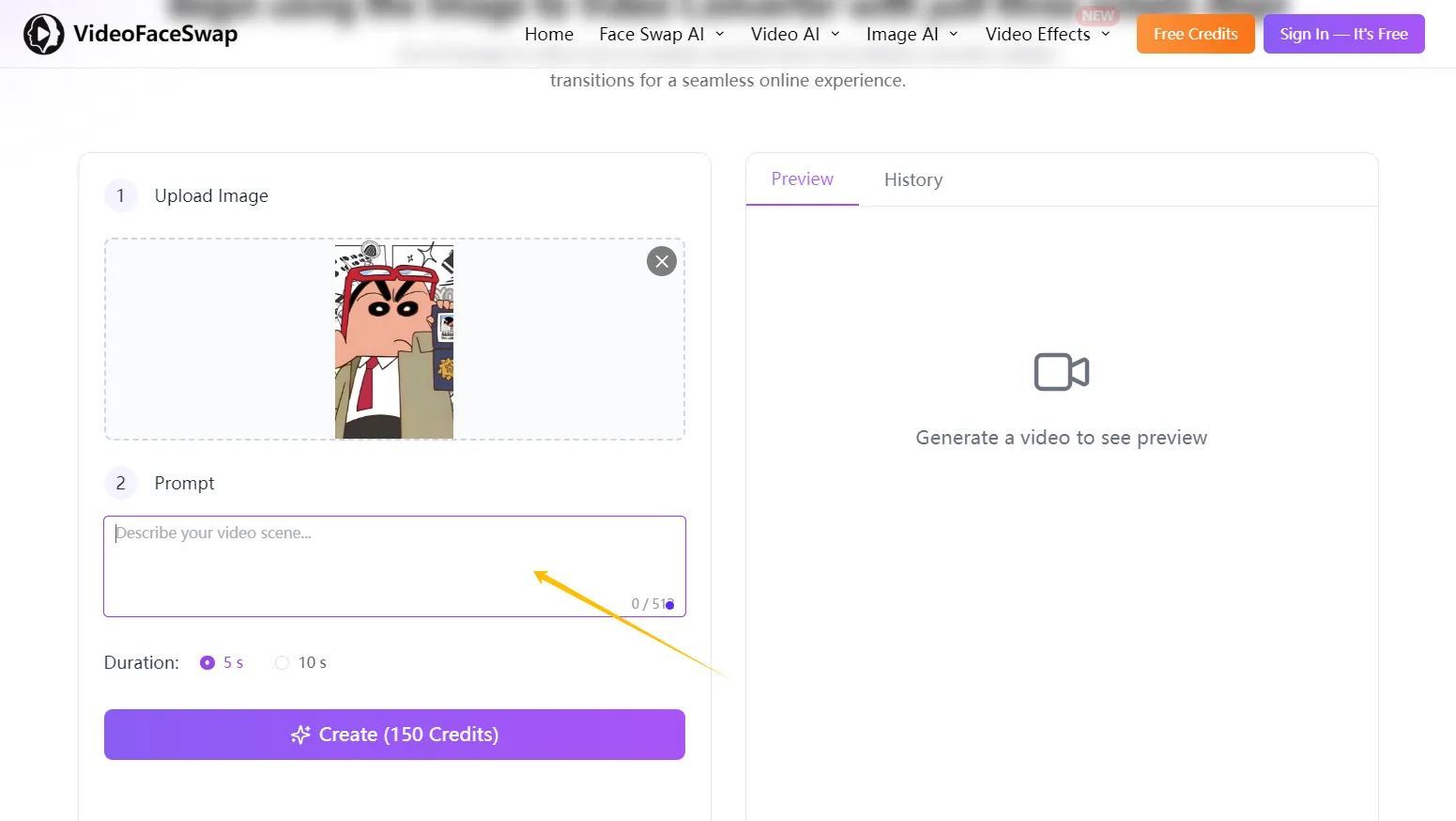 How to Animate a Picture Using AI for Free-step 3