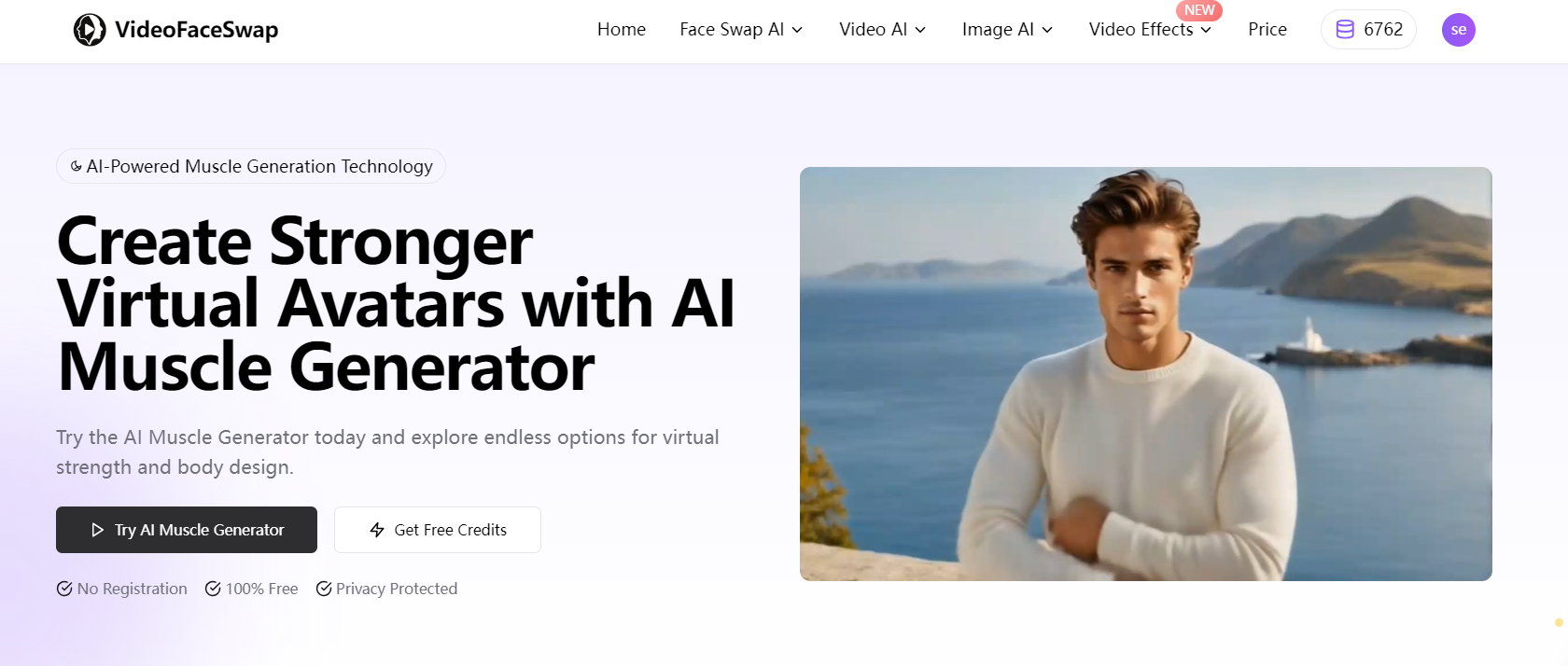 AI Muscle Generator-VideoFaceSwap