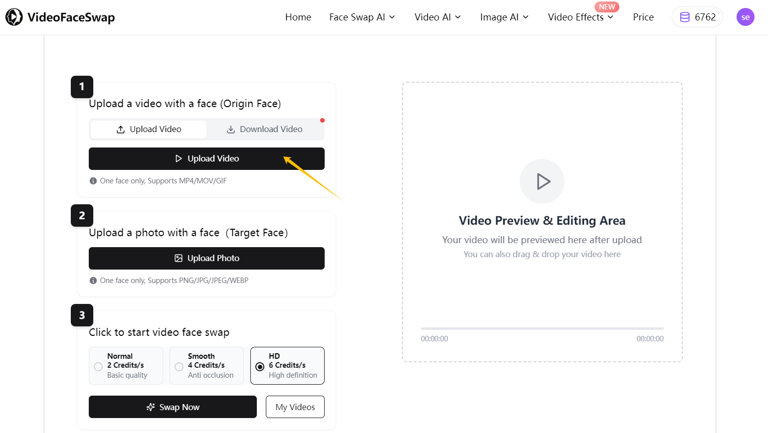 How to Swap Faces Using VideoFaceSwap-step 1